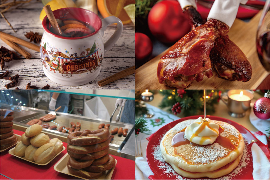 梅田スカイビルのクリスマスマーケット『Wonder Christmas Marche』フード(一例)