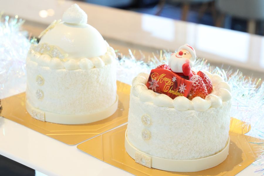 ホワイトサンタクロースショートケーキ「スイスホテル南海大阪」