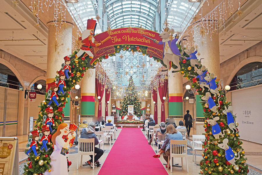 ディアモール大阪『クリスマスマルシェ』会場イメージ(Lmaga.jp撮影)