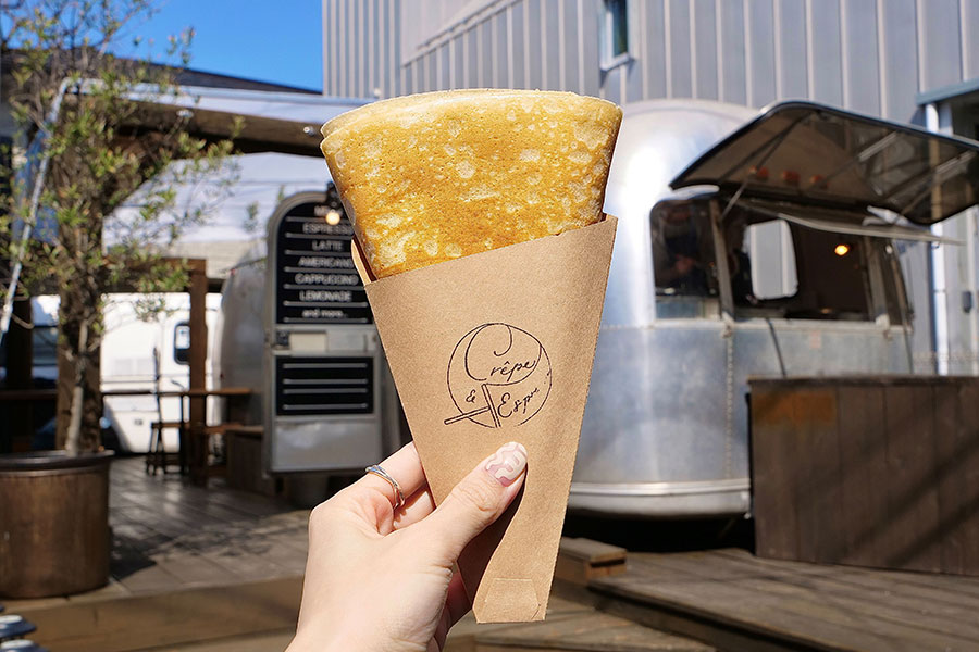 2024年3月に1号店をオープンした、東京・表参道「クレープとエスプレッソと」(東京都渋谷区)