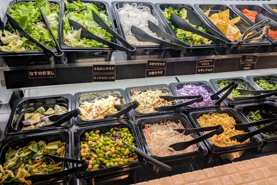 (2月17日撮影「ステーキのあさくま 西梅田ハービスプラザ店」)