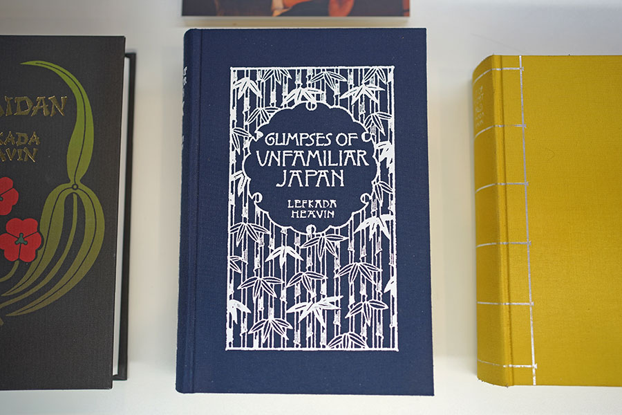「『ばけばけ』セット公開」で展示されている『日本滞在記』(2月19日撮影/Lmaga.jp)