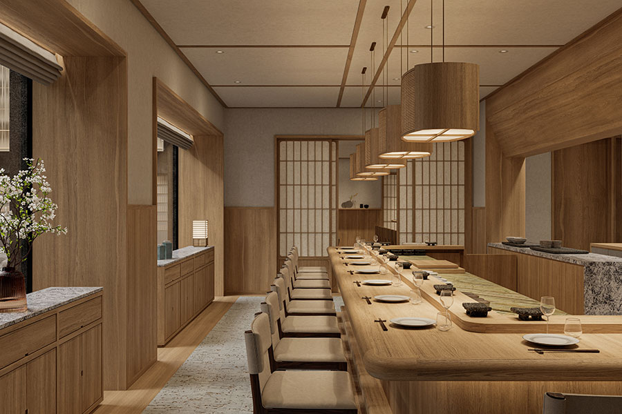 ホテル「カペラ京都」(京都市東山区)のシグネチャーレストラン「想乃間 by SingleThread」