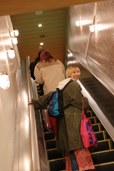 これもフェリーのなか!ホテルみたいな内装に早速テンションあがりました♪