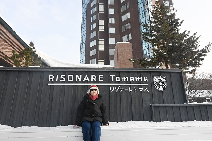 北海道勇払郡占冠村中トマムに位置する「リゾナーレトマム」。夏とは雰囲気がまったく違う!