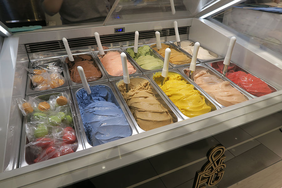 「&EARL GREY(アンドアールグレイ)」のティージェラート(3月1日/Lmaga.jp撮影)