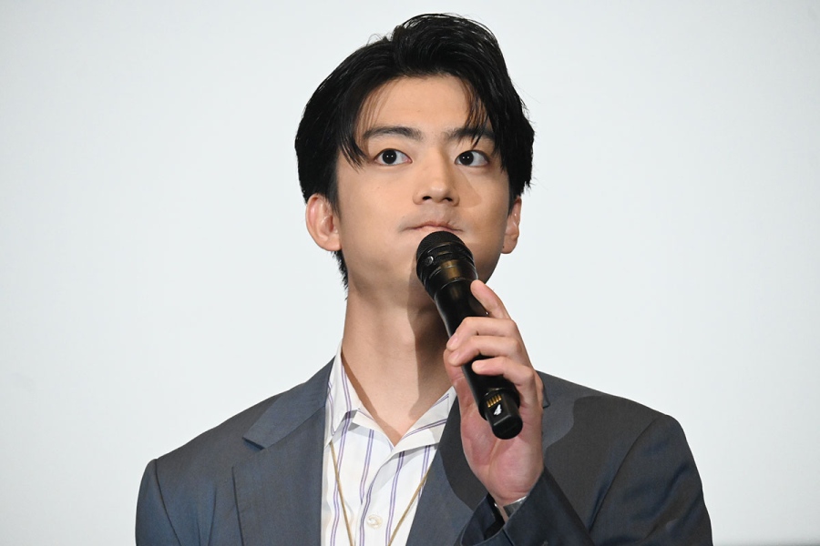 映画『鬼の花嫁』の大阪舞台挨拶に登場した伊藤健太郎(3月30日/MOVIX八尾)