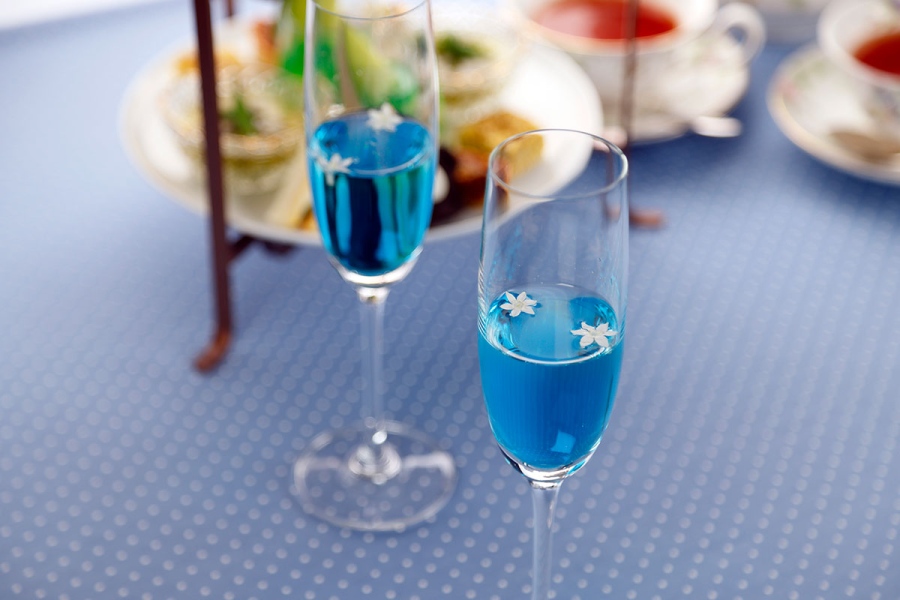 「マリークワント」とのコラボアフタヌーンティー、ウェルカムドリンク