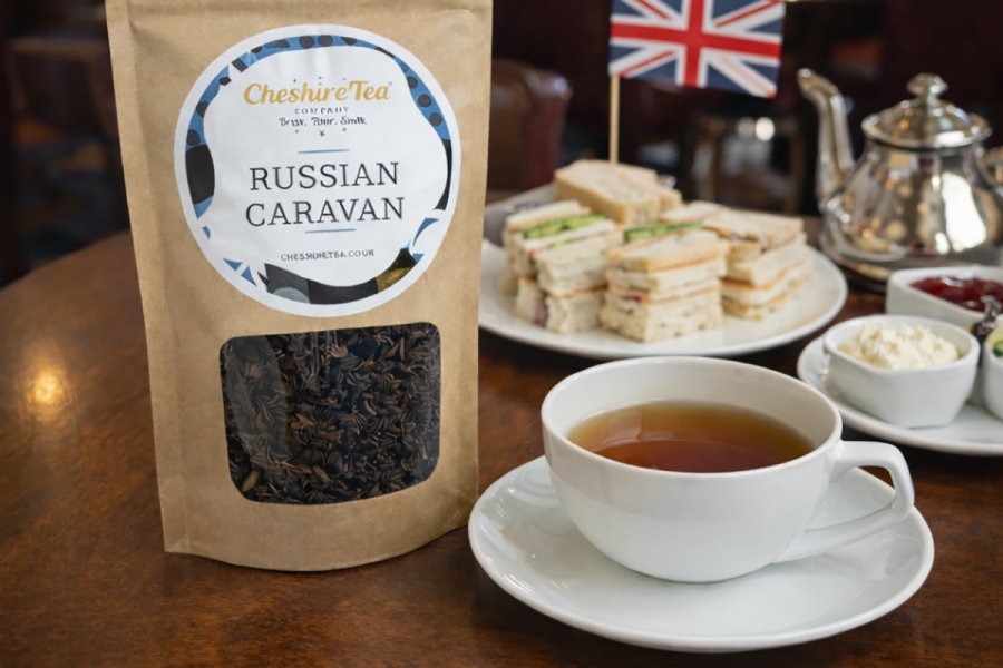 「Cheshire Tea」のRussian Caravanリーフ(100g4860円)
