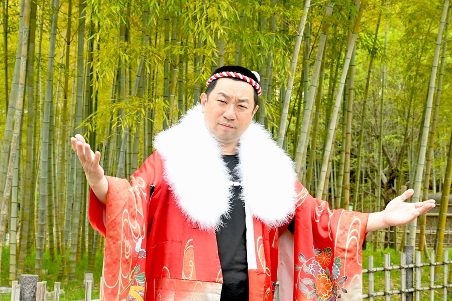 「神4」の1人、藤崎マーケットトキに対し「今年も盆踊りに捧げていただこうと。お前が撒いた種だぞ、と考えています」と宣言していたレイザーラモンRG(4月13日/Lmaga.jp撮影)