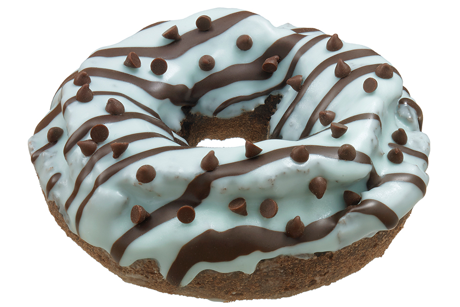 「クリスピー・クリーム・ドーナツ」第1位(2019年発売)の「ミント チョコ ケーキ」(378円、イートイン385円)