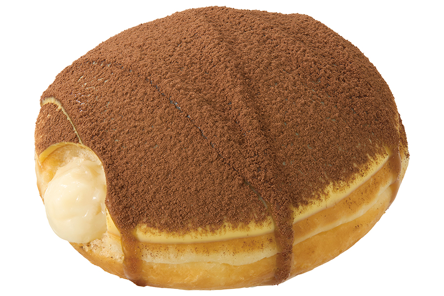 「クリスピー・クリーム・ドーナツ」第4位(2024年発売)の「ティラミス クリーム」(378円、イートイン385円)