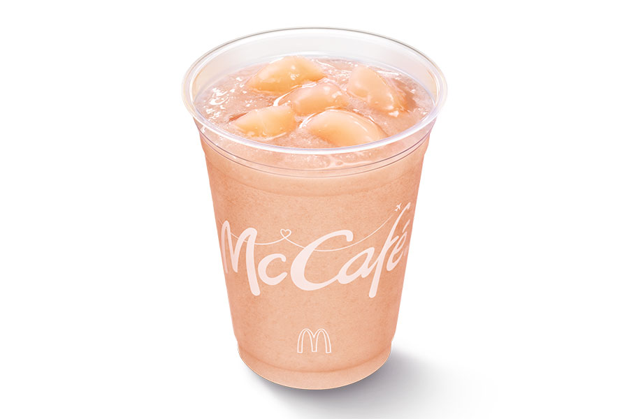マクドナルド「もものスムージー」(490円〜)