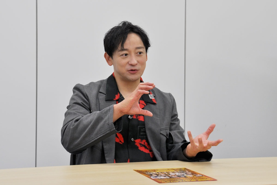ミュージカル『フル・モンティ』の会見に登場した山本耕史(5月19日・大阪市内)