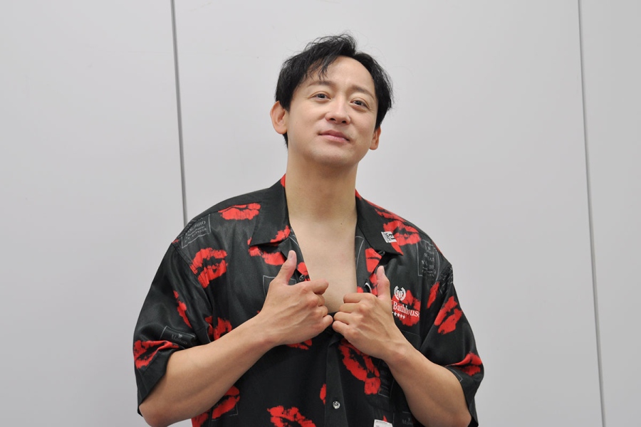 ミュージカル『フル・モンティ』の会見に登場した山本耕史(5月19日・大阪市内)