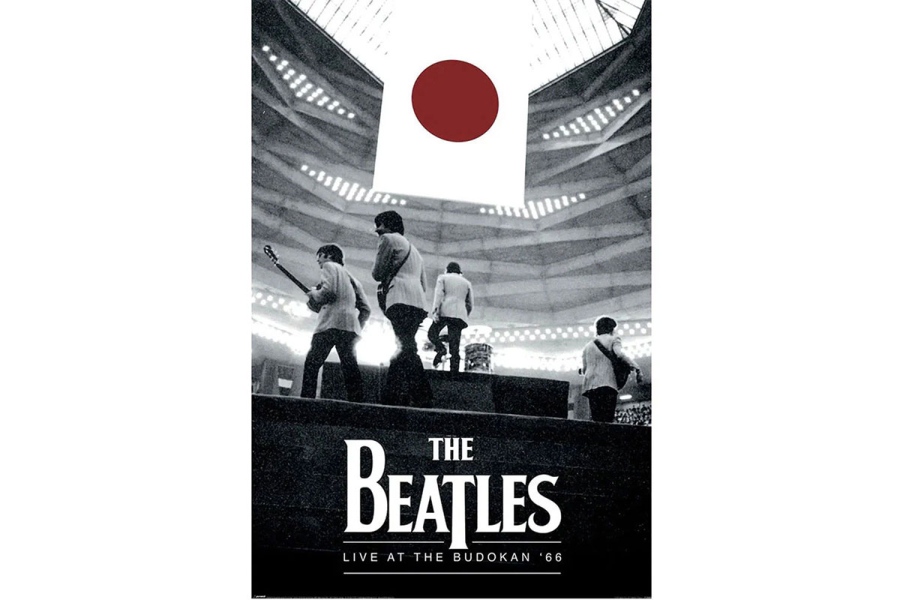 ビートルズ来日60周年記念グッズ販売イベントに登場する、世界限定ポスター「LIVE AT THE BUDOKAN ’66」