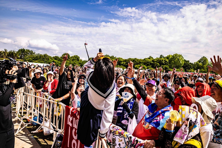 『ごぶごぶフェス2026』1日目に出演した新しい学校のリーダーズ 撮影:渡邉一生 (C)GOBU GOBU Festival