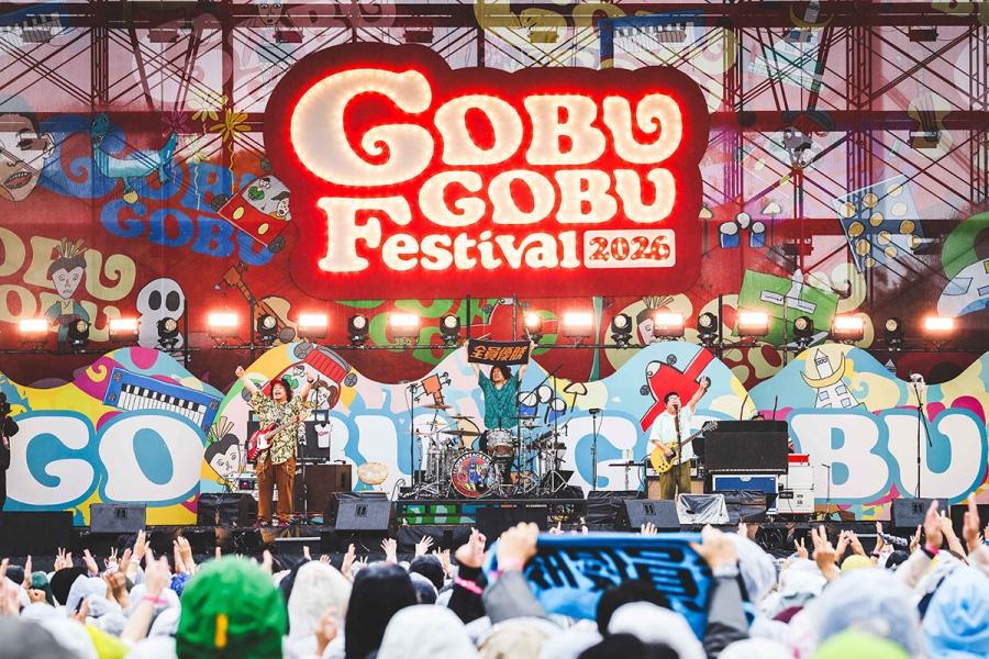 『ごぶごぶフェス2026』2日目に登場したサンボマスター 撮影:オイケカオリ、ヤナギ (C)GOBU GOBU Festival