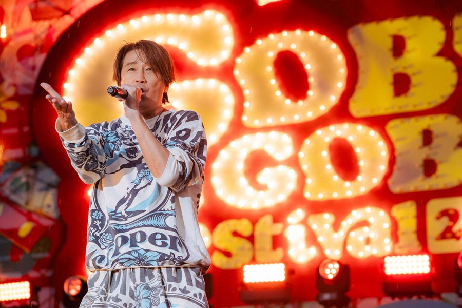 『ごぶごぶフェス2026』2日目に登場した近藤真彦 撮影:桃子 (C)GOBU GOBU Festival