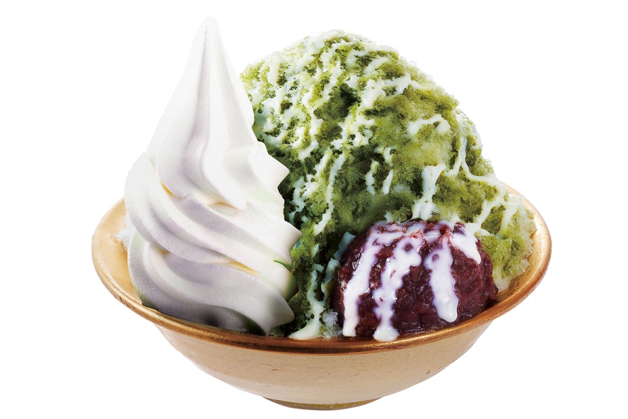 「コメダ珈琲店」の宇治抹茶氷
