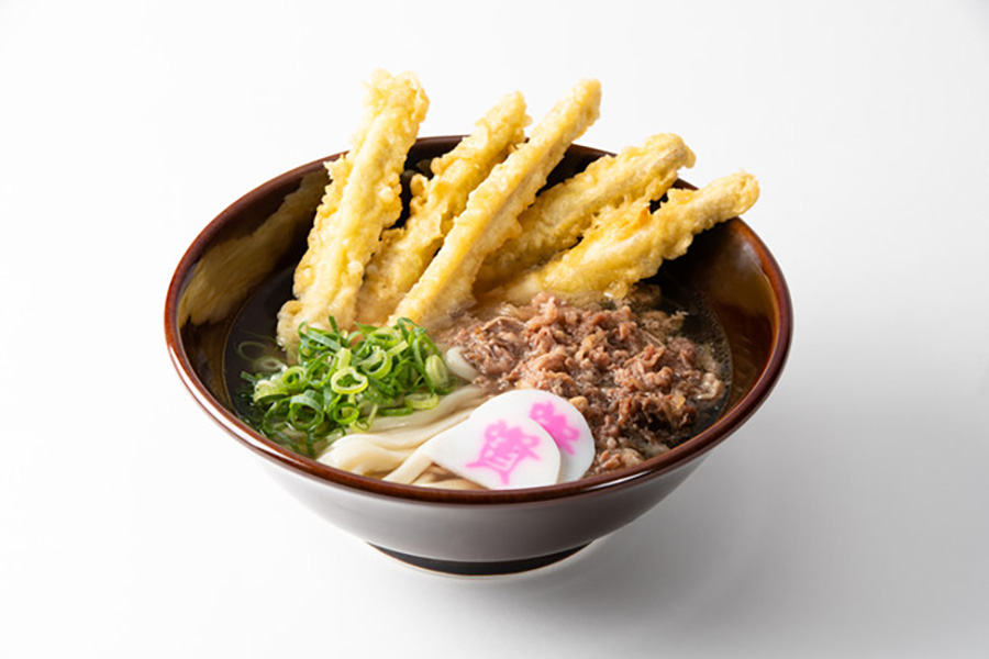 人気NO.1の「肉ごぼ天うどん」