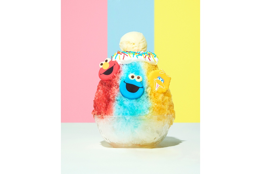 「SESAME STREET MARKET(セサミストリートマーケット)」で販売されるレインボー(いちご&白ぶどう&マンゴー1980円)