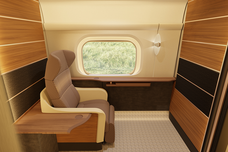 1回の利用は最大60分1500円。乗車中、空いていれば複数回利用することも可能(画像提供:JR東海)