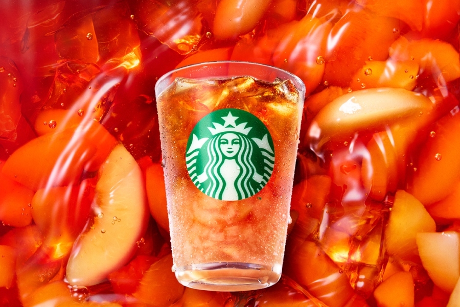 「クラフト ジューシー ピーチ ティー」(持ち帰りTall618円・Grande663円・Venti707円、店内利用Tall630円・Grande675円・Venti720円)