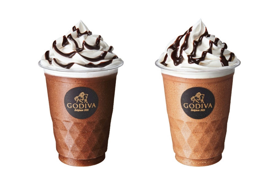 ゴディバ ショコリキサー復刻フレーバー(左から)「ショコリキサー ダークチョコレート デカダンス」「ショコリキサー ミルクチョコレート デカダンス」