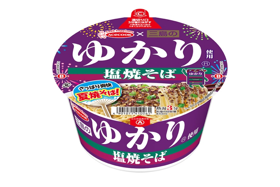 エースコック「三島のゆかり使用 塩焼そば」