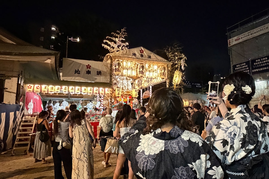 tenjinmatsuri2026_4 | Lmaga.jp 24日夜の「大阪天満宮」の様子
