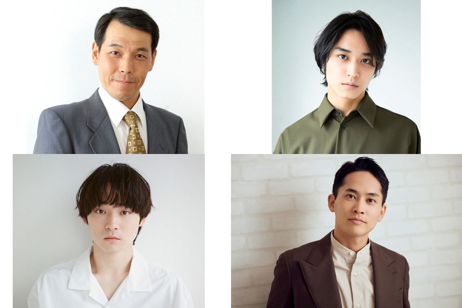 toyotomikyodai_hidenagakashin | Lmaga.jp 『豊臣兄弟!』で秀長の家臣を演じる(左上から時計回りに)桑山重治役・住田隆、吉川平助役・松岡広大、羽田正親役・平埜生成、小堀正次役・萩原護(C)NHK