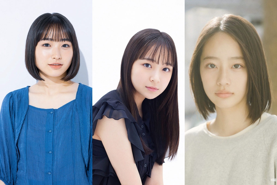 toyotomikyodai_sanshimai | Lmaga.jp 『豊臣兄弟!』で(左から)浅井三姉妹の初を演じる田牧そら、江を演じる西川愛莉、秀長の娘・末を演じる池端杏慈 (C)NHK