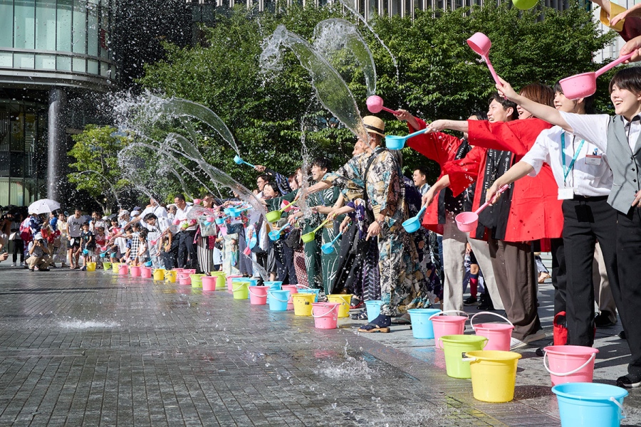 『うめだde打ち水大作戦』イメージ