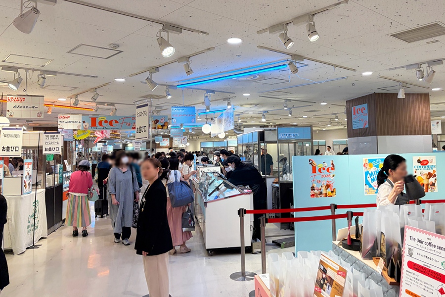 yukimi2026_0722_10 | Lmaga.jp 「阪急うめだ本店」で開催の『アイスフェス2026』初日の様子