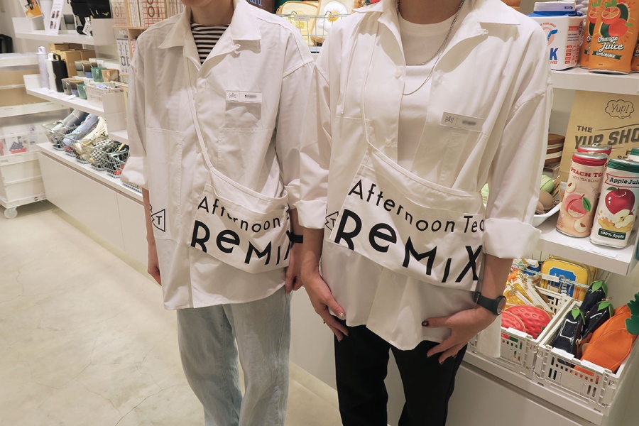 afternoonteareMIX_20260828_15 | Lmaga.jp 「アフタヌーンティー・リミックス」スタッフのユニフォーム(8月28日/Lmaga.jp撮影)