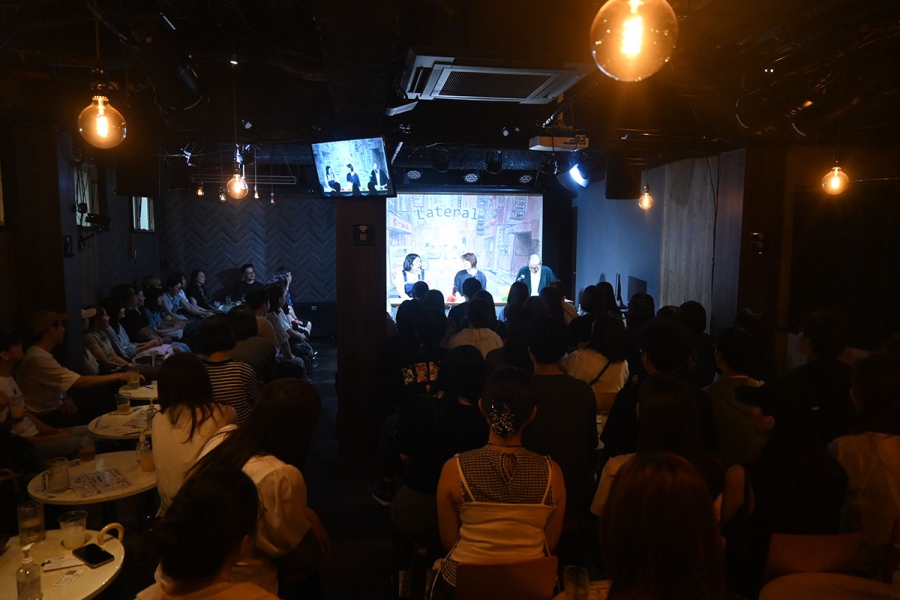domdom_kumapro10 | Lmaga.jp 『39歳、初就職。』出版記念イベントには満員御礼の100名のファンが集まった(8月9日・梅田Lateral)