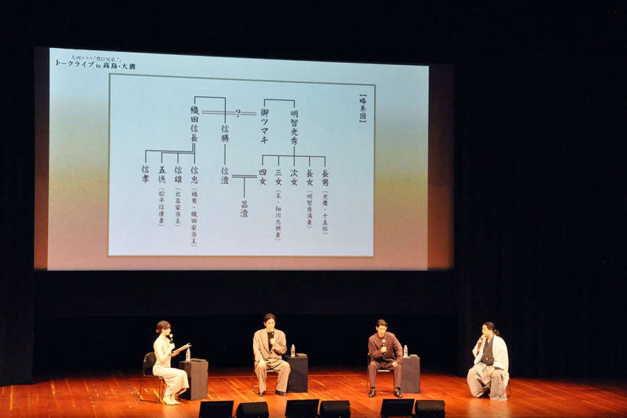 kaname_ogata0809_2 | Lmaga.jp 「大河ドラマ『豊臣兄弟!』 トークライブ in高島・大溝」の様子(8月9日・滋賀県高島市)