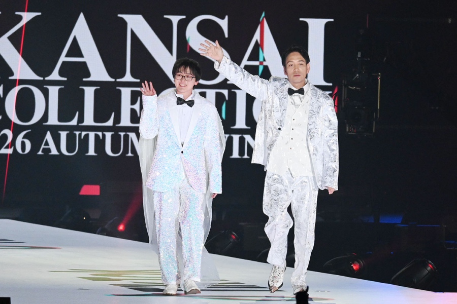 kancole26aw_sumara2 | Lmaga.jp 『KANSAI COLLECTION 2026 AUTUMN&WINTER』のランウェイに登場したスーパーマラドーナ(8月13日/大阪市西区)