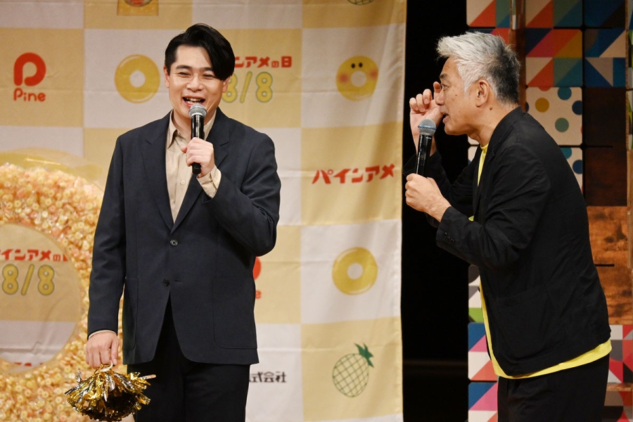 pineamematsuri2026_5 | Lmaga.jp 『パインアメ夏祭り2026』にて、名物プロデューサー・西田二郎の自由さに翻弄される平成ノブシコブシ・吉村崇(8月8日・大阪市内)