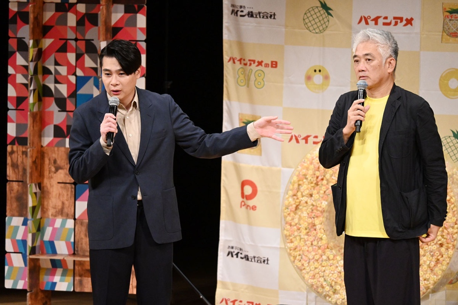 pineamematsuri2026_9 | Lmaga.jp 『パインアメ夏祭り2026』にて、名物プロデューサー・西田二郎の自由さに翻弄される平成ノブシコブシ・吉村崇(8月8日・大阪市内)