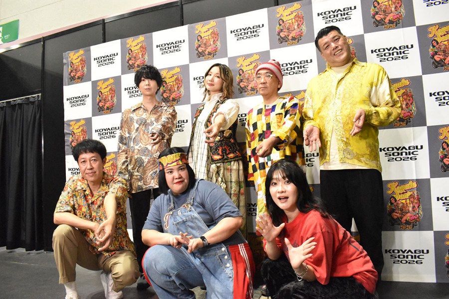 koyabusonic2026_0923_jenny3 | Lmaga.jp ジェニーハイの小籔千豊、くっきー!、中嶋イッキュウ、新垣隆、川谷絵音、アンバサダーの紅しょうが(9月23日・インテックス大阪)