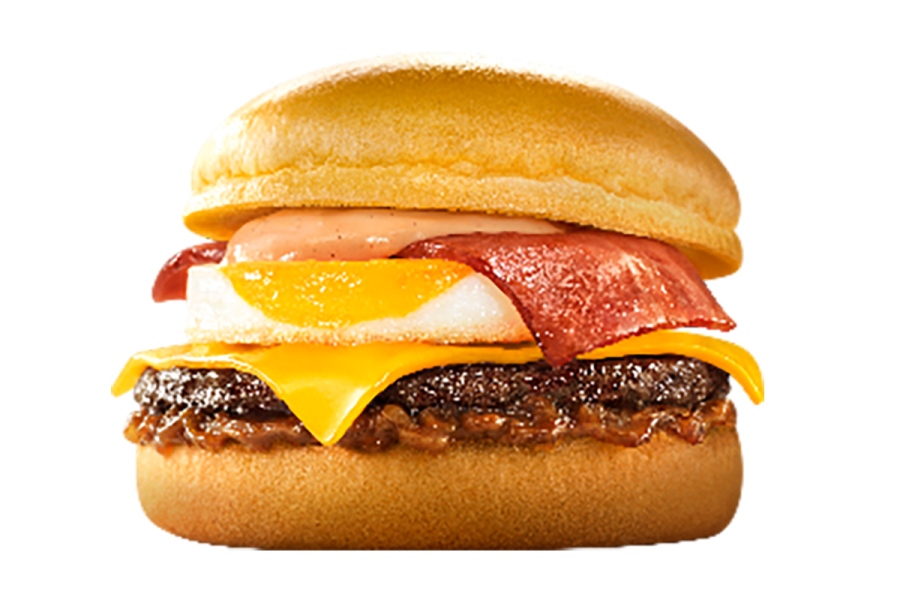 macdotsukimi20260901_3 | Lmaga.jp マクドナルド新作バーガー「炙り牛すき焼き風月見」(570円~)