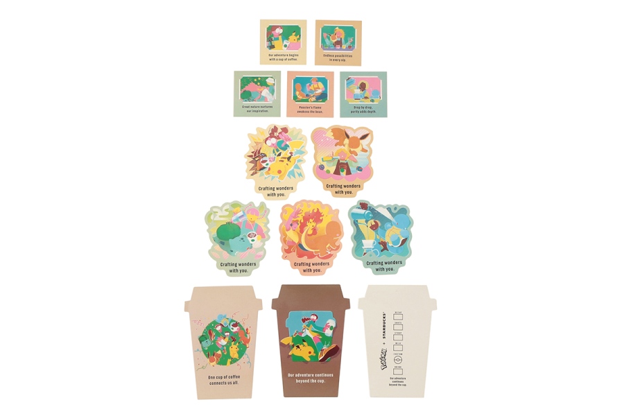sutaba2026_0924_13 | Lmaga.jp 『Pokemon + STARBUCKS アートステッカーセット』(1800円)