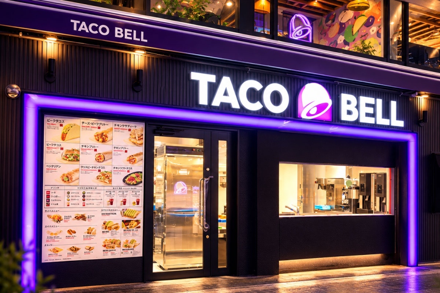 tacobell_dotonboriopen1 | Lmaga.jp Taco Bell(タコベル)道頓堀店の外観