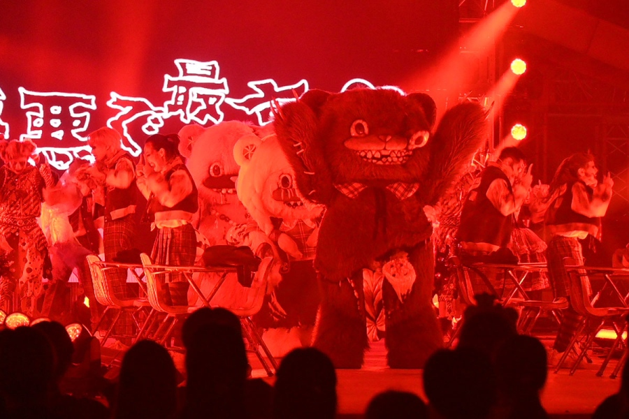 usj_hamikuma2026_rollypop3 | Lmaga.jp 9月11日よりスタートする『ハロウィーン・ホラー・ナイト・アカデミー〜絶叫の15年〜』の様子(9月9日/ユニバーサル・スタジオ・ジャパン)