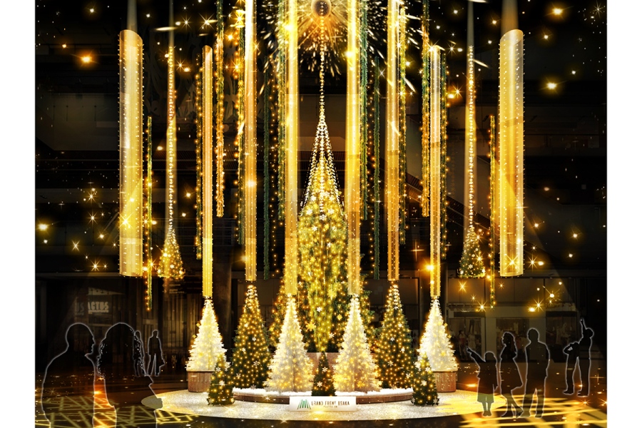 GRANDWISHCHRISTMAS2026_1016_1 | Lmaga.jp メインクリスマスツリー「Evergreen Forest Tree」ライティングショー実施(イメージ)