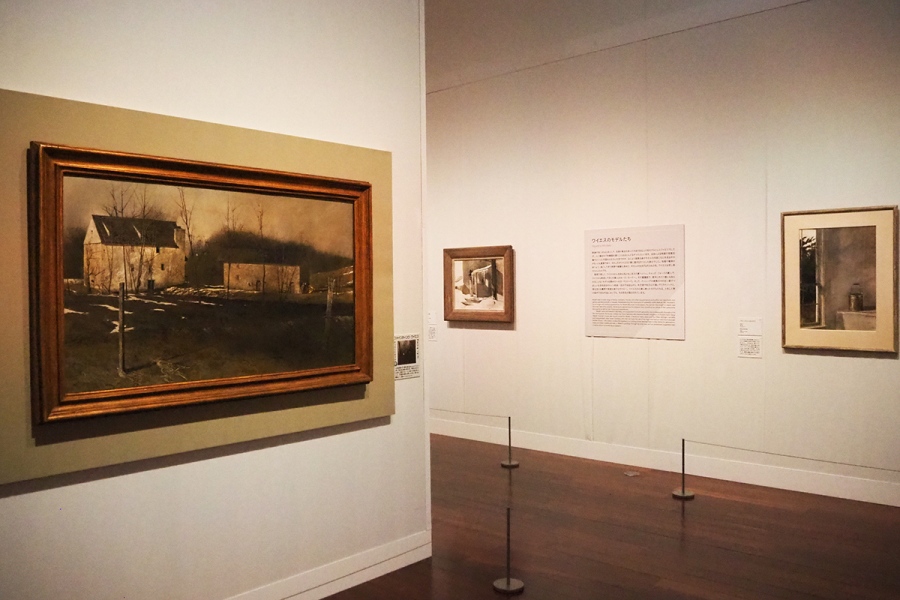Wyeth2026_1005_9 | Lmaga.jp (左)『粉挽き場』など、鳥が描かれた作品で意味を考察するのも意味深い(Lmaga.jp撮影)