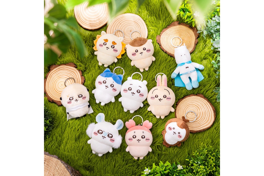 chiikawaparkstore_202610_6 | Lmaga.jp ミニマスコットキーリング(全10種類・各1430円)