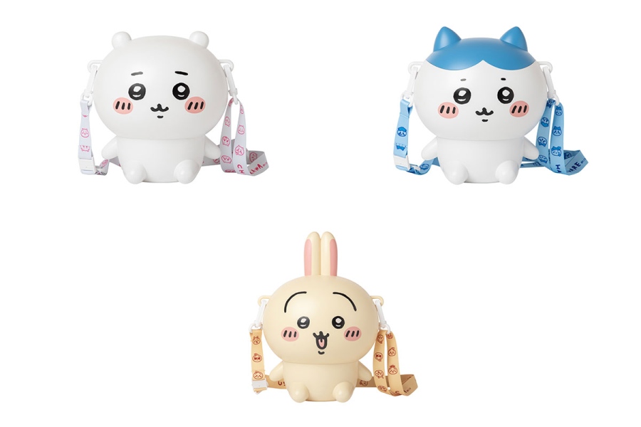 chiikawaparkstore_202610_7 | Lmaga.jp ポップコーンバケツ(4180円)写真左上から時計回りに、ちいかわ、ハチワレ、うさぎ